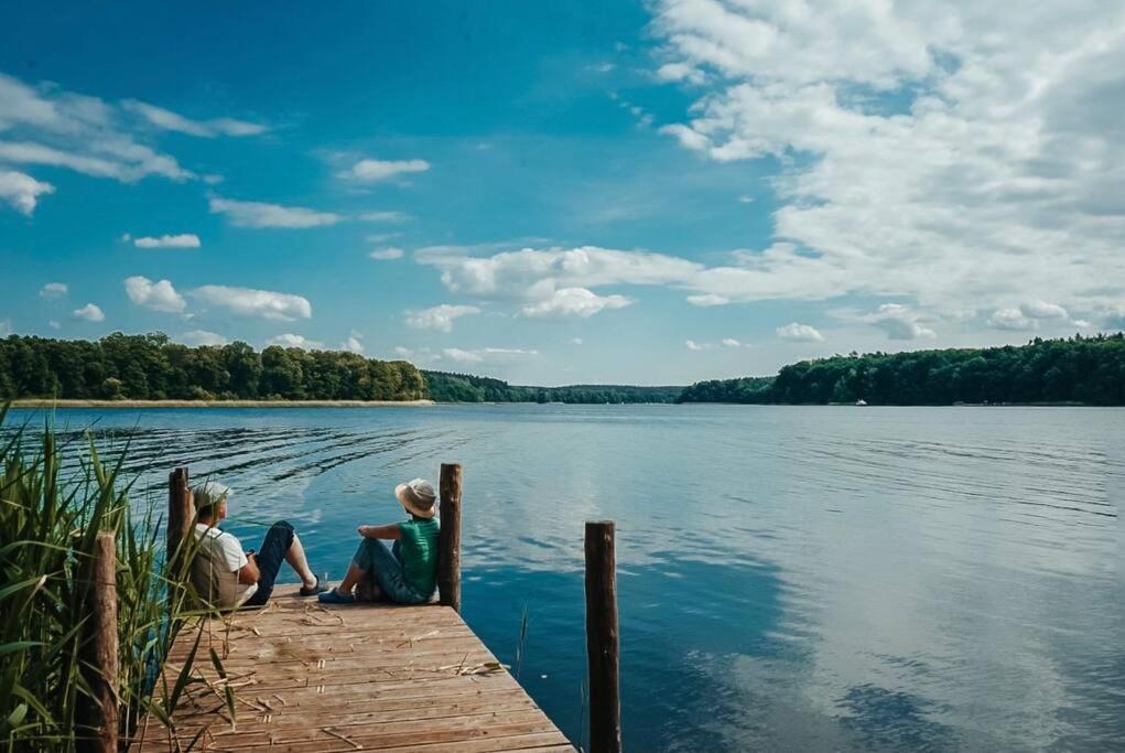 Holzhaus Direkt Am See Priepert Εξωτερικό φωτογραφία