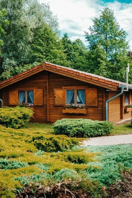 Holzhaus Direkt Am See Priepert Εξωτερικό φωτογραφία