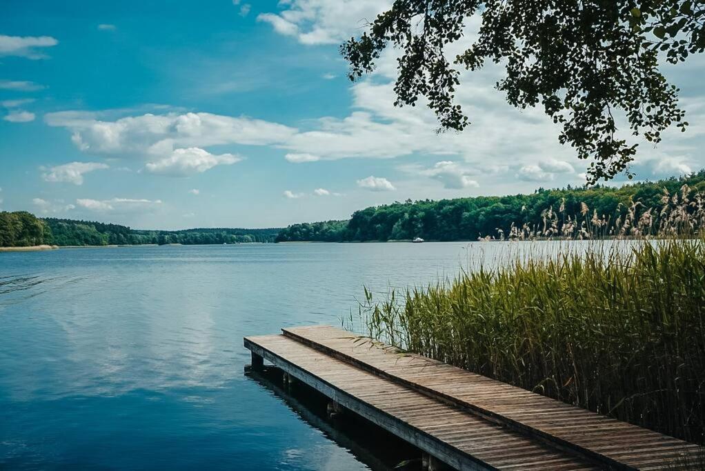 Holzhaus Direkt Am See Priepert Εξωτερικό φωτογραφία