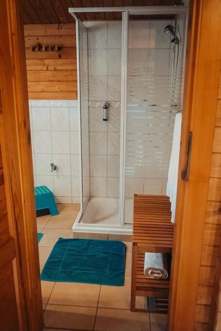 Holzhaus Direkt Am See Priepert Εξωτερικό φωτογραφία